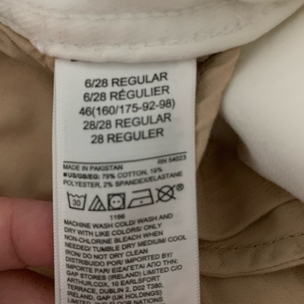 Gap Women’s White Universal Leggings Size 6/28R - Picture 4 of 5
